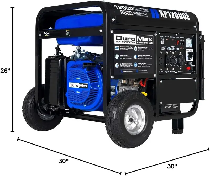 13,000-Watt Dual-Fuel Portable Generator – Electric Start, RV-Ready, and Whole-Home Backup Power 2