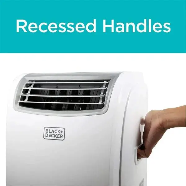 14,000 BTU White Portable AC Unit with Heating Function and Smart Remote – Compact 3-in-1 Climate Control System