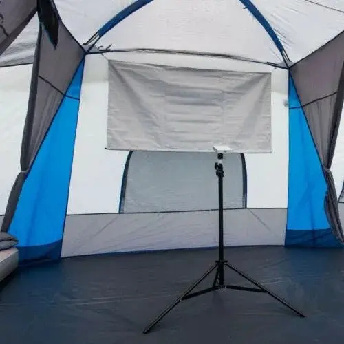 16-Person Family Cabin Tent – Three-Room Layout with Multiple Entry Options
