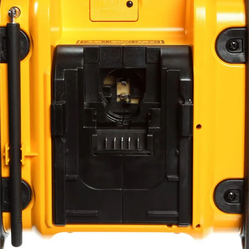 2025 20-Volt MAX Compact Worksites Radio – Hybrid Power: AC or Battery Operation