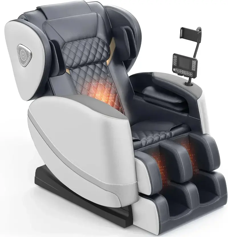 2025 Zero-Gravity Full-Body Massage Chair Featuring 10-Point Roller System and Heat Therapy