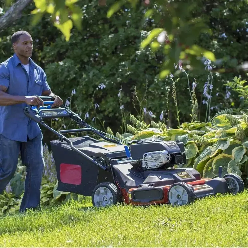 30-Inch Self-Propelled Gas Lawn Mower with Variable Speed Control