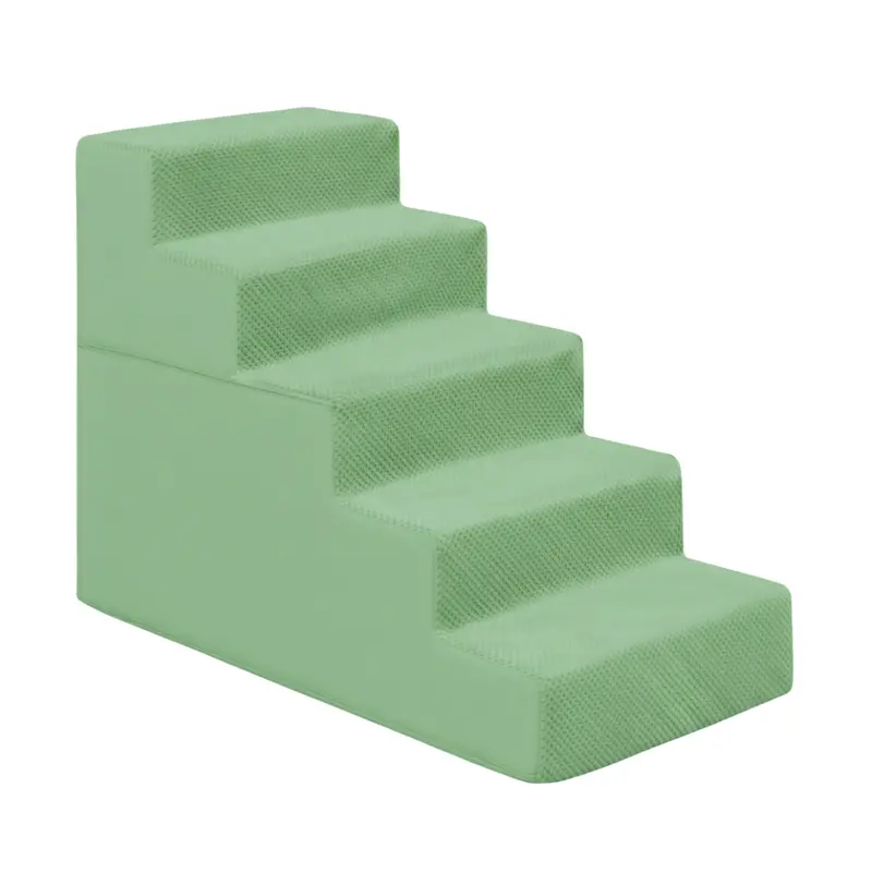 Adjustable Indoor Dog Stairs (3–5 Steps) for Safe, Easy Furniture Access