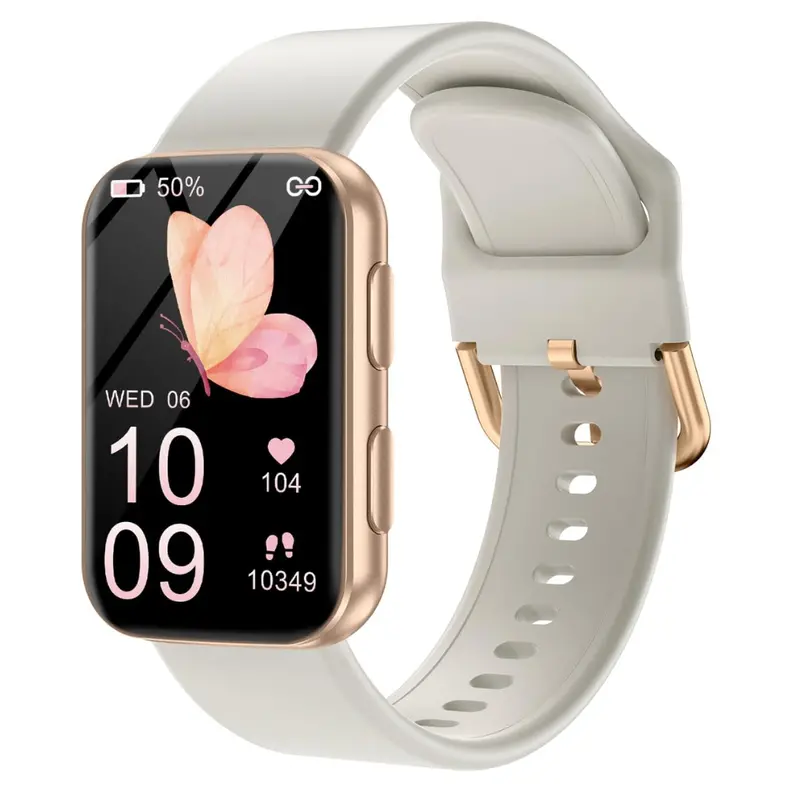 All-in-One Wellness Watch – Live Heart Rate, Blood Oxygen, and Sleep Quality Insights