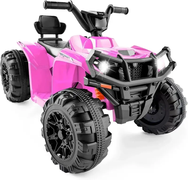 Best Choice Products 12V Kids’ Electric ATV Ride-On – 4-Wheel Quad with Bluetooth Speaker & Safety Features