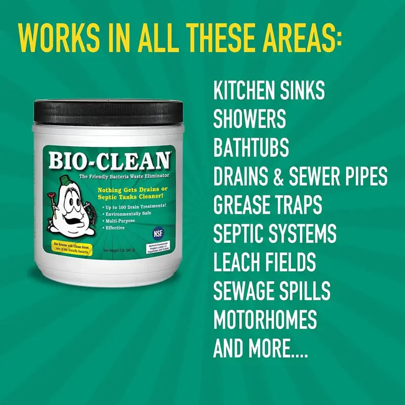Bio-Clean Enzyme Drain Cleaner – Septic-Safe, Eco-Conscious Clog Remover