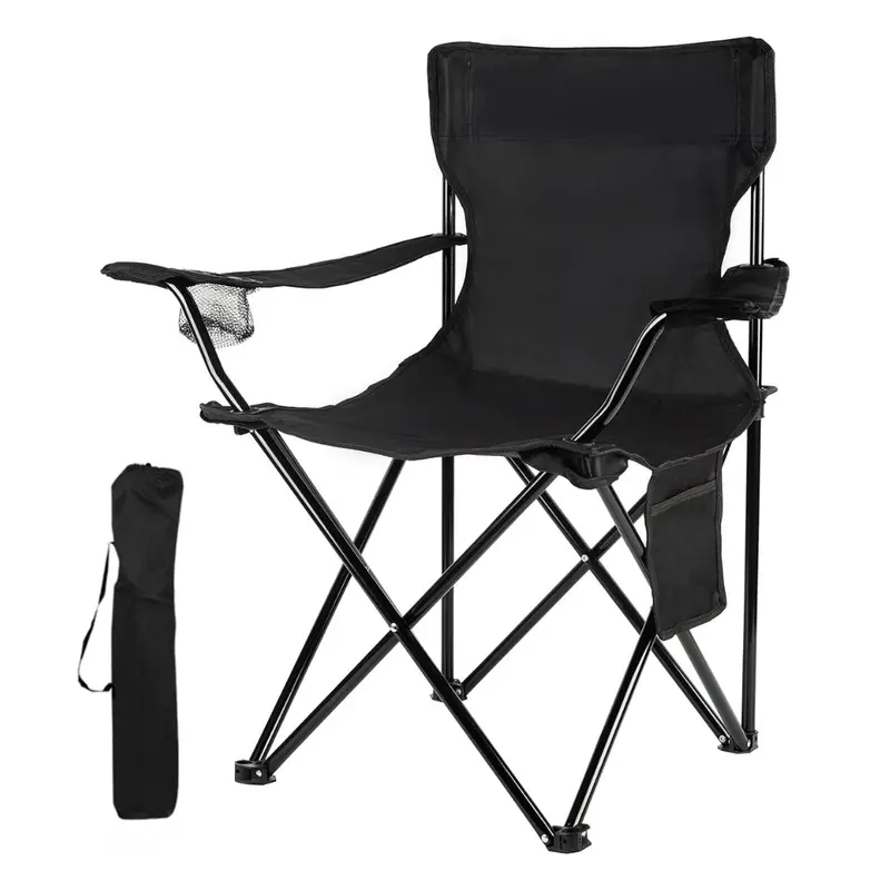 Compact Folding Camping Chair – Includes Carry Bag & Reinforced Alloy Frame