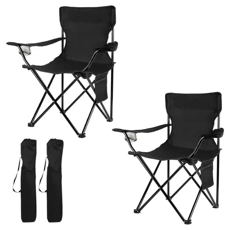 Compact Folding Camping Chair – Includes Carry Bag & Reinforced Alloy Frame 2