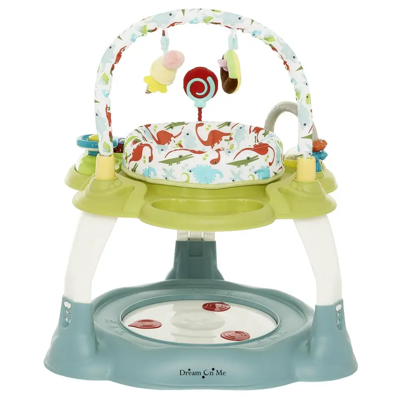 Dream On Me Carnival 3-in-1 Activity Center – Convertible Play Gym, Bouncer, and Baby Seat with Toys