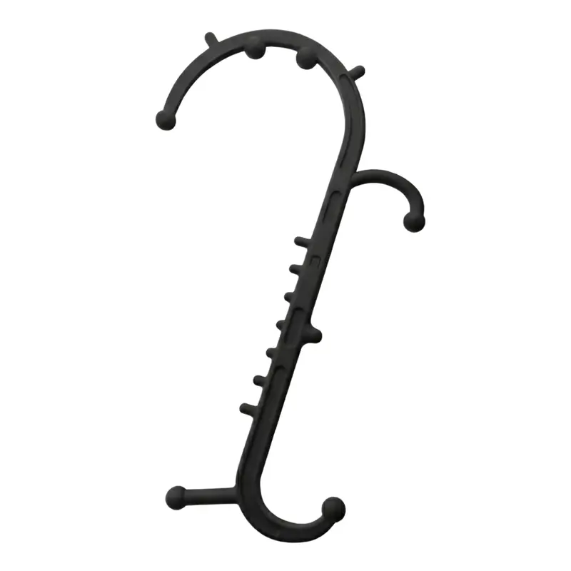 Ergonomic Dual-Grip Massage Stick Featuring Dual Hook Ends and Precision Pressure Points