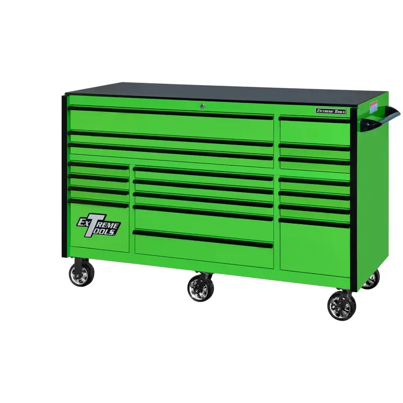 Extreme Tools RX250 Rolling Tool Cart – 72" x 30", 19-Drawer Configuration, Heavy-Duty 250-LB Slides