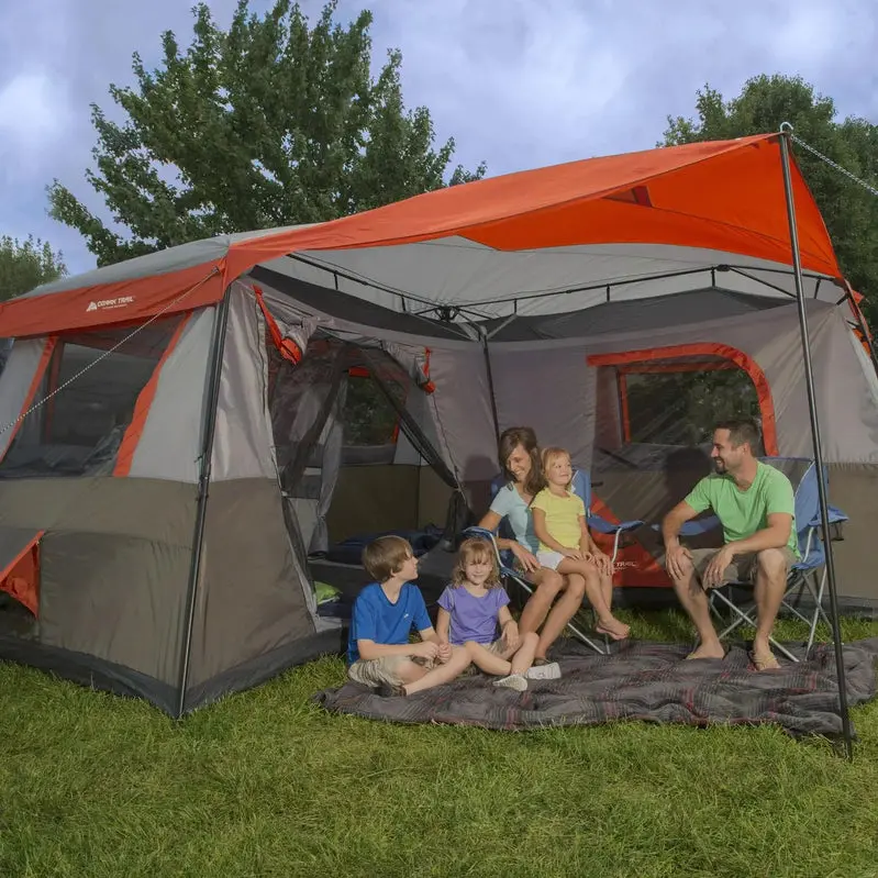 Instant Cabin Tent – 12-Person Spacious Shelter with Rapid-Pitch Frame System