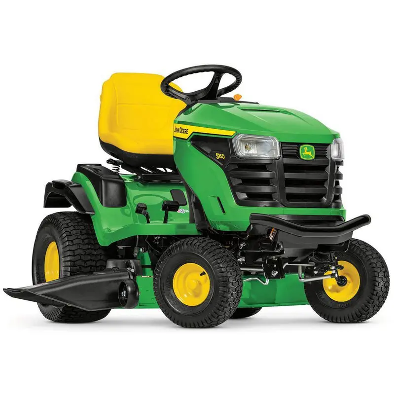 John Deere S160 Premium Gas-Powered Lawn Tractor – 48" Cutting Width, ELS Deck System, and Responsive Hydrostatic Drive