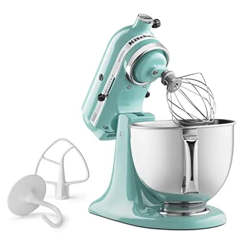 KitchenAid Artisan Tilt-Head Stand Mixer – 5-Quart Capacity with Optional Pouring Shield for Precision Mixing