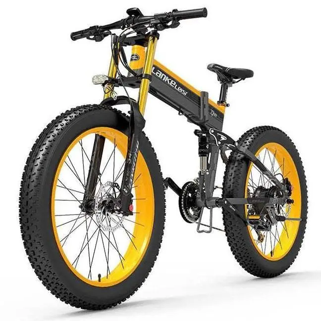 Lankeleisi XT750 Plus Fat Tire E-MTB – 1000W Motor, 26" Wheels, Dual Crown Fork, Foldable Frame, 17.5Ah Battery