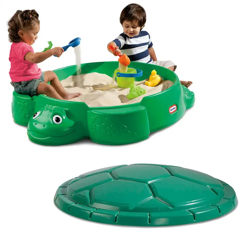Little Tikes Turtle Sand Table – Outdoor Play Center for Sensory Exploration and Creative Fun