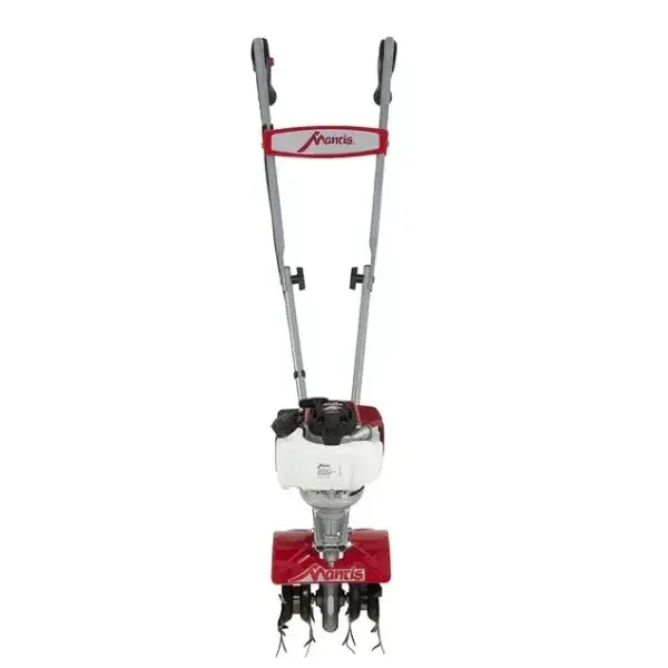 MANTIS 25 cc 9-Inch Front-Tine Mini Tiller – Forward-Rotation Cultivator for Tight Spaces