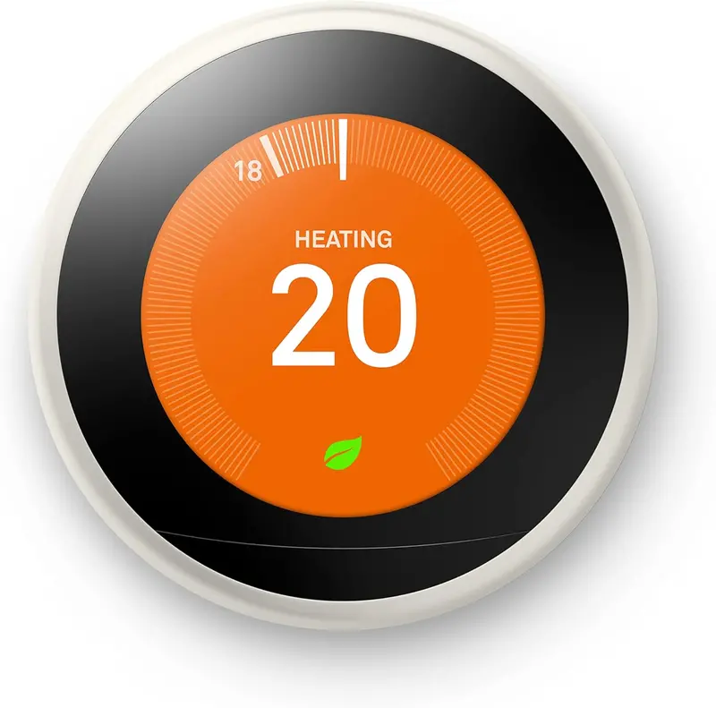 Nest Learning Thermostat (Third Generation) – Wi-Fi–Enabled Smart Temperature Controller with Alexa Integration and Energy Usage Insights
