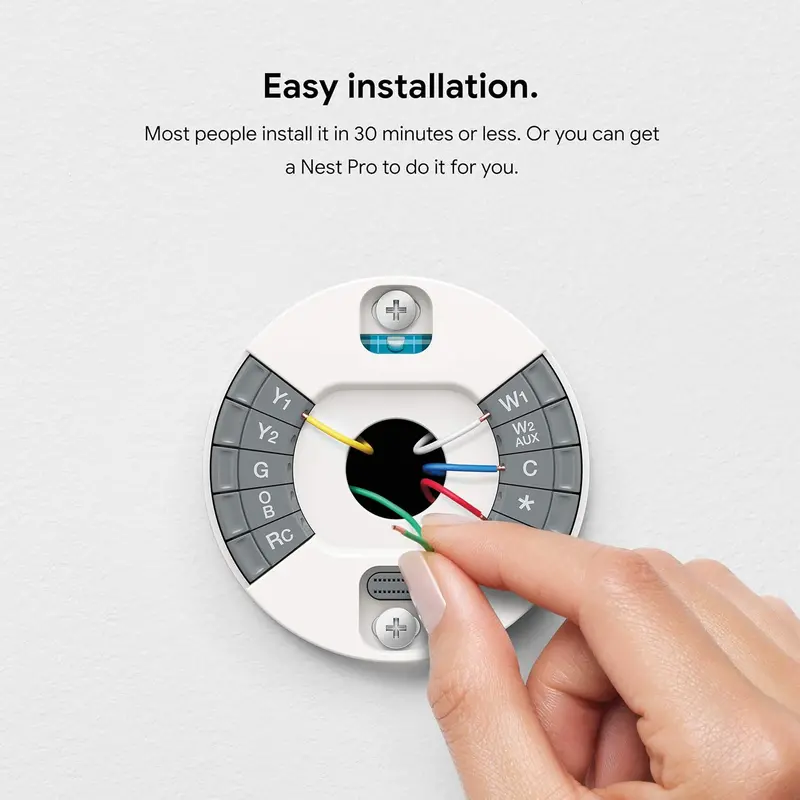 Nest Learning Thermostat (Third Generation) – Wi-Fi–Enabled Smart Temperature Controller with Alexa Integration and Energy Usage Insights