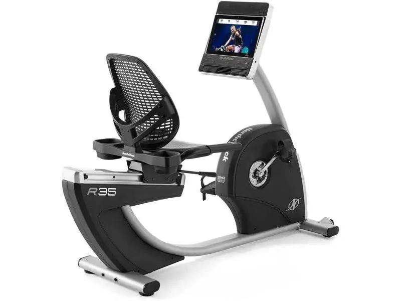 NordicTrack Commercial R35 Recumbent Exercise Bike – Ergonomic Cardio Training with Interactive Console