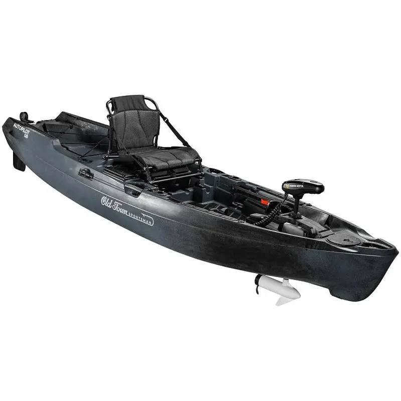 Old Town Sportsman AutoPilot 120 Angling Kayak – 12 ft Motor-Ready Hull with Seamless Minn Kota Compatibility
