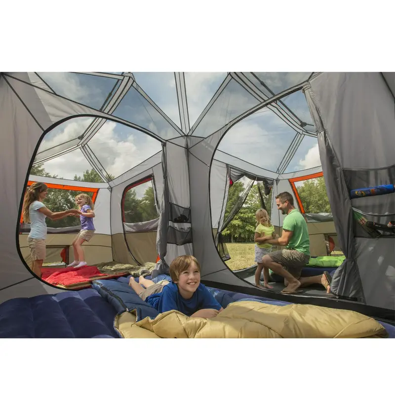 Ozark Trail 12-Person Instant Cabin Tent – Rapid-Deploy Camping Shelter for Outdoor Adventures
