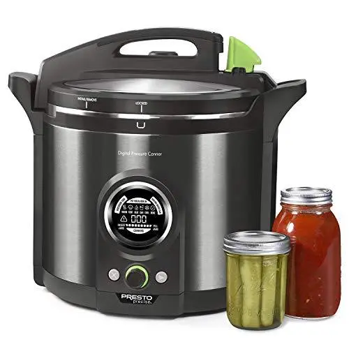 Presto Digital Pressure Canner – 12-Quart Stainless Steel Model with Smart Controls