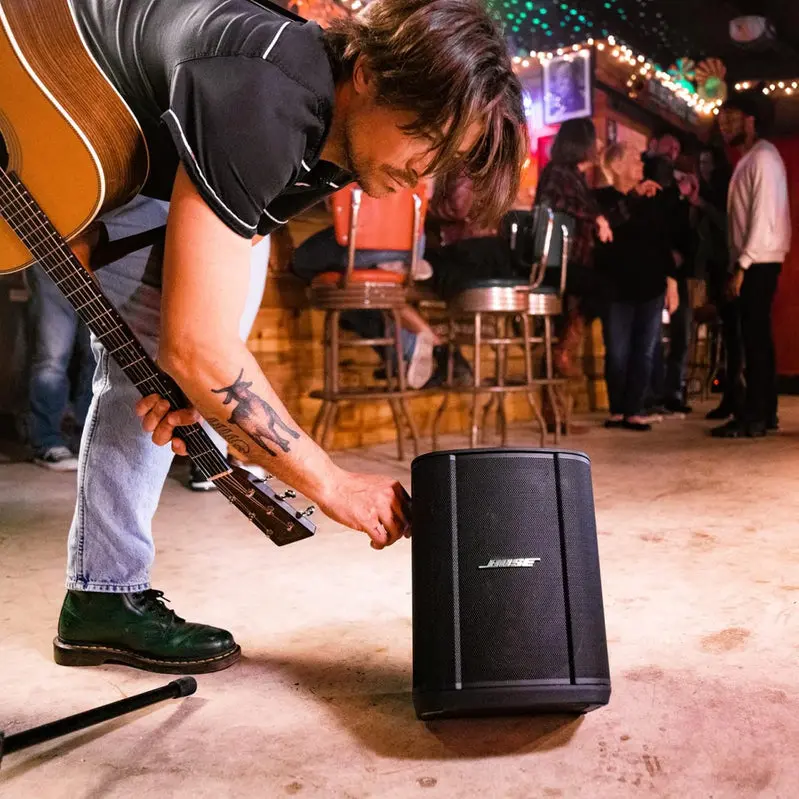 Pro+ Portable Bluetooth PA Speaker – Sleek Black Sound System for On-the-Go Use