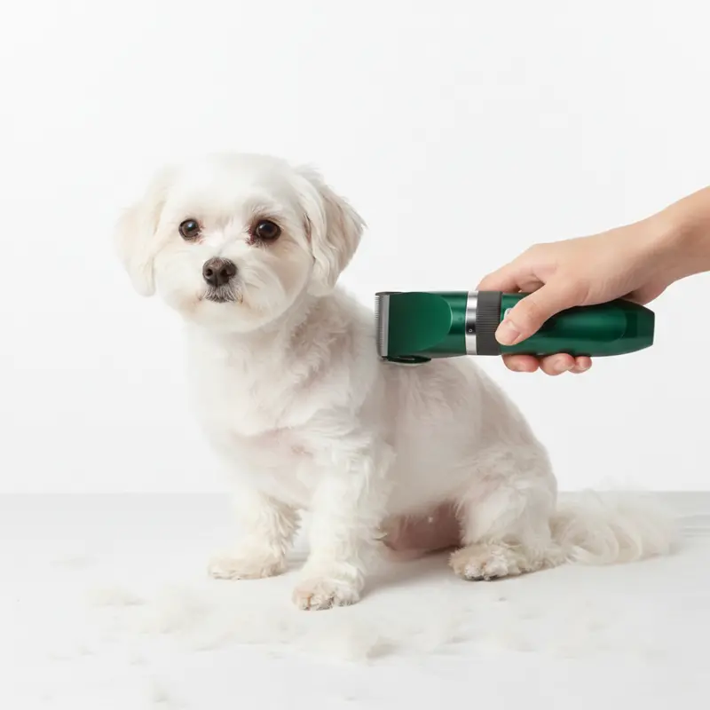 Professional Stainless Steel Cordless Pet Clippers – Full Kit with Guide Combs & Docking Charger