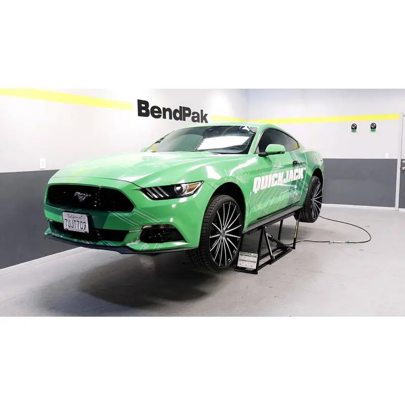 QuickJack 7000TL Dual-Post Portable Car Lift – 7000 lb Capacity, 27" Max Lift, Auto-Locking Safety