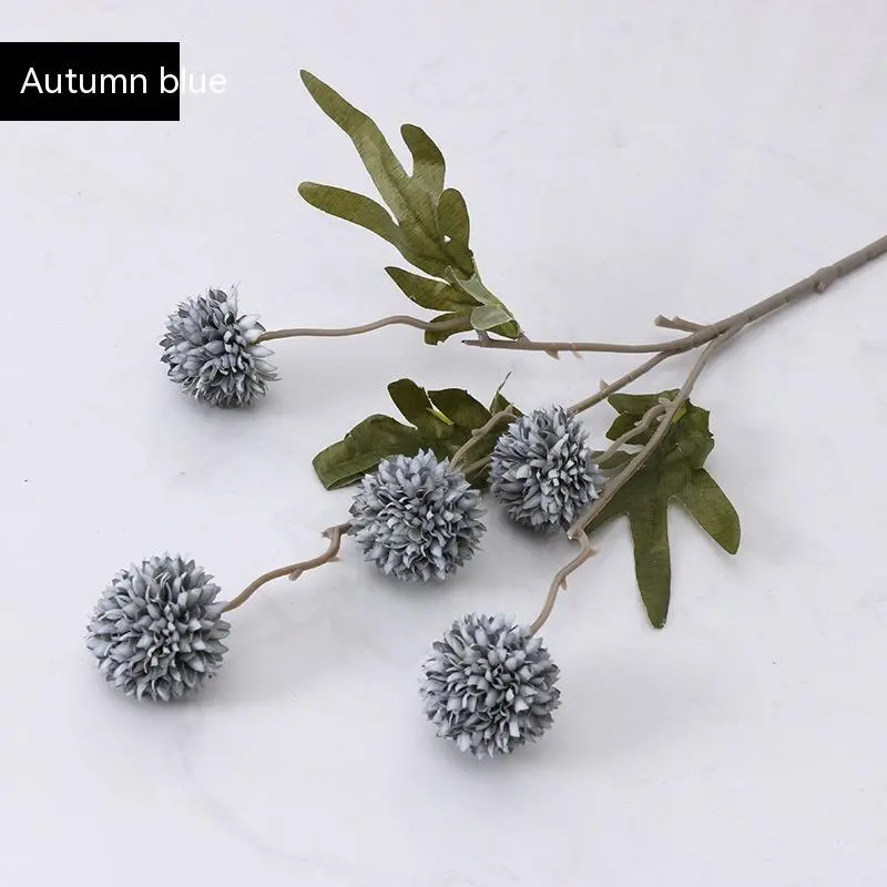 Silk Dandelion Stem Set – Five-Head Branch for Wedding Decor and Interior Styling (67 cm)