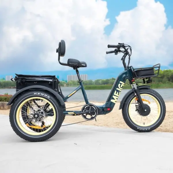 SILVERADO Foldable Electric Trike – 20" Fat-Tire 48V/14Ah Adult Tri-Cycle with 330 lb Load Capacity