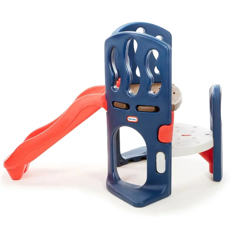 Slide-and-Climb Kids’ Play Structure – Blue and Red Indoor/Outdoor Climber & Slide for Toddlers and Preschoolers (Ages 2–6)