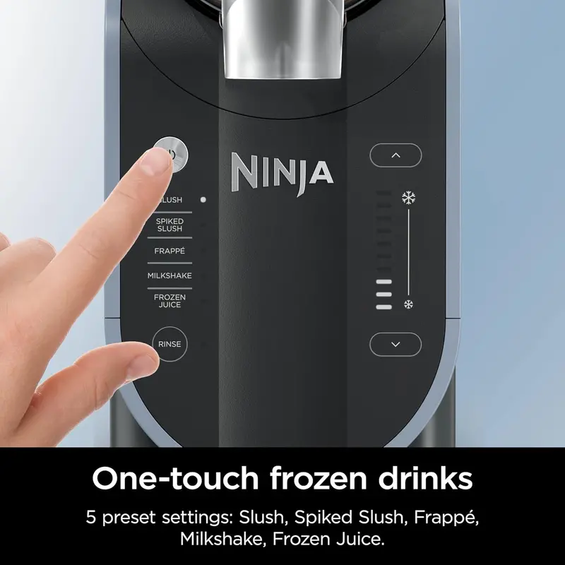 SLUSHi FS301 Slushie Maker – 88 oz Countertop Frozen Drink Machine with 5 One-Touch Programs