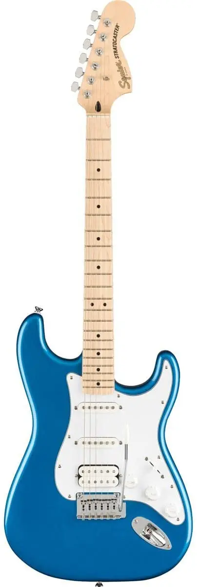 Squier Affinity Stratocaster HSS Starter Pack – Includes 10W Amp, Cable, Strap, and Picks