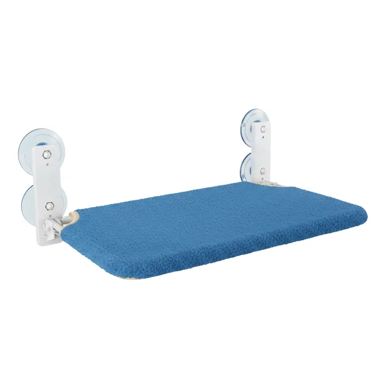Suction Cup Cat Window Hammock Featuring Reversible Cover and Strong Glass Adhesion