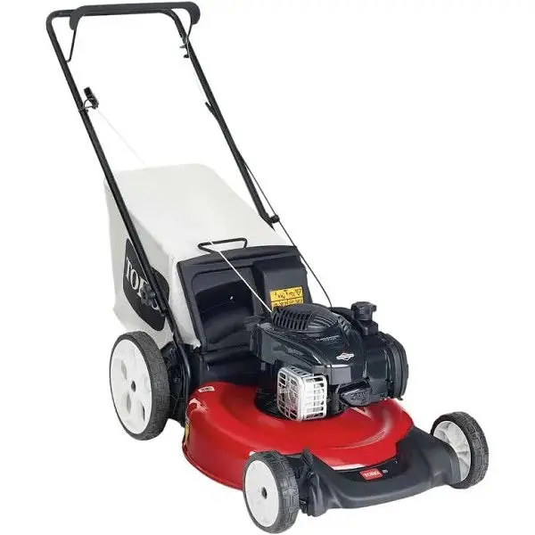 Toro 21332 Recycler 21-Inch Gas Push Mower – Briggs & Stratton Engine, High-Wheel Design for Better Maneuverability, and Optional Grass Catcher