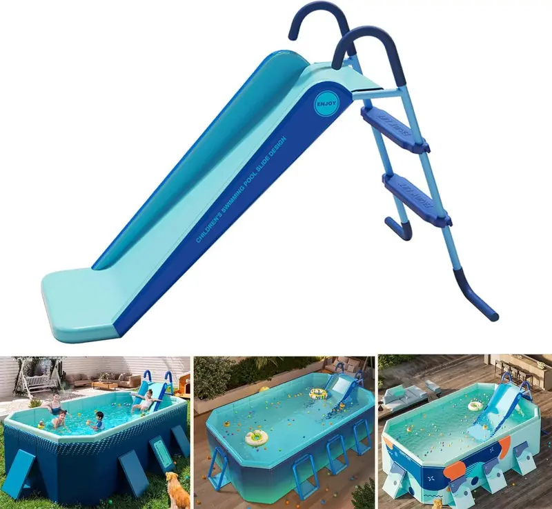Universal Backyard Inflatable Pool Slide – Family-Friendly Water Play Equipment for All Ages
